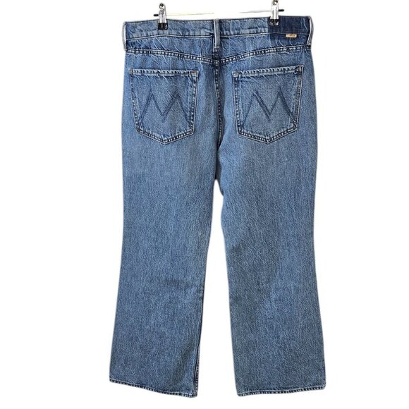 MOTHER Superior Womens The Bookie Flood Jeans, Deans List, High Rise, Boot, 31 - Picture 3 of 13